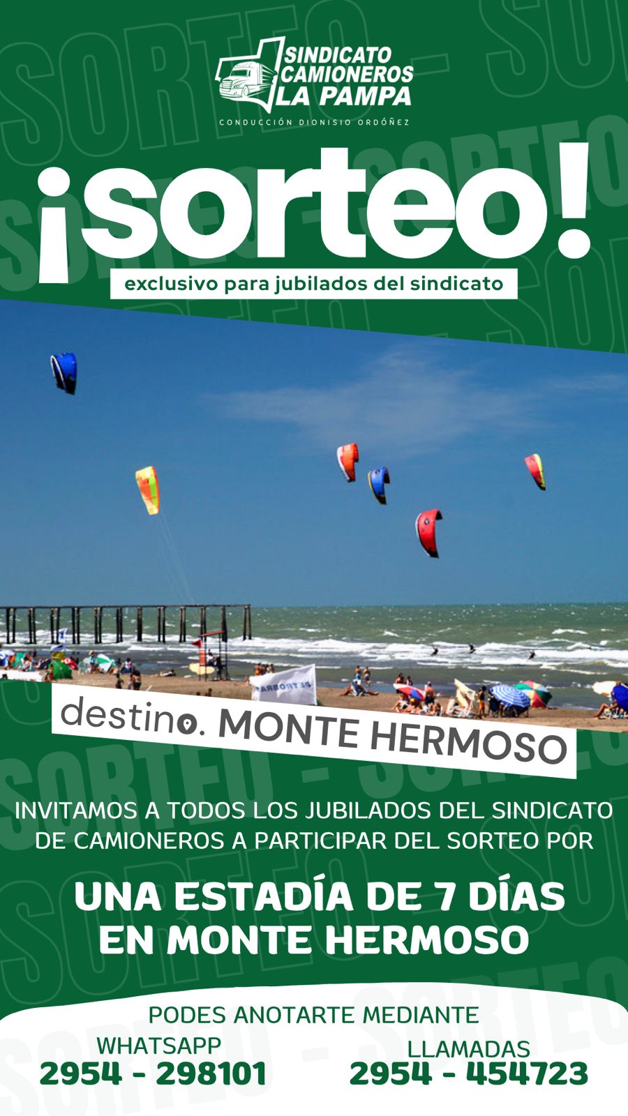 Sorteo Exclusivo para Jubilados del Sindicato